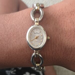 Two-Tone Gold & Silver Women's Watch